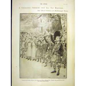  Coronation Ceremony School Children Marlborough 1902