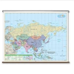  Universal Map 2851227 Asia Essential Wall Map Railed 