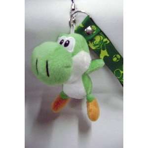  Mario Bro Green Phone Strap and Plush Charm Yoshi Toys & Games