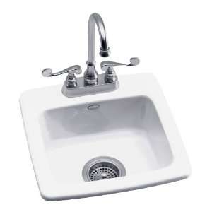  KOHLER Square Cast Iron Topmount Bar Sink 6015 1 0