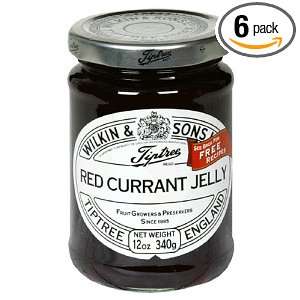 Tiptree Red Currant Jelly, 12 Ounce Jars (Pack of 6)  