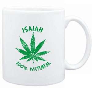  Mug White  Isaiah 100% Natural  Male Names Sports 