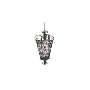  French Quarter Marcado Black Eight Light Hanging Lantern 