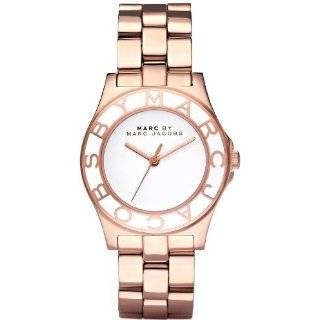 Marc Jacobs Marc Rose Gold Plated Blade Womens Watch MBM3075 by Marc 