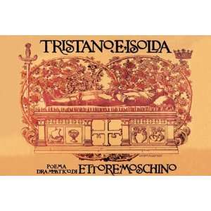  Tristano e Isolda by Unknown 18x12