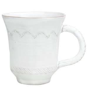  Vietri Bellezza White Mug Cup Italian Dinnerware 