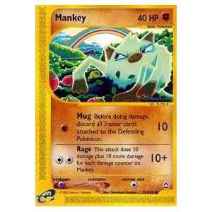  Pokemon   Mankey (92)   Aquapolis Toys & Games