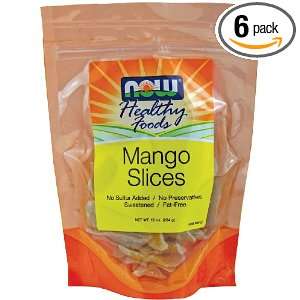 NOW Foods Mangoes Low Sugar , 10 Ounce Bags (Pack of 6)  