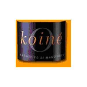  Koine Primitivo Di Manduria 2009 750ML Grocery & Gourmet 