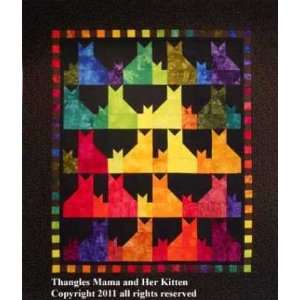  Quilting Thangles Mama and Kitten Project Pack Arts 