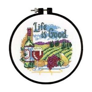  Dimensions Life Is Good Counted Cross Stitch Kit 6 Round 