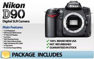 Nikon D90 Digital SLR Camera Body D 90 NEW 837654916148  