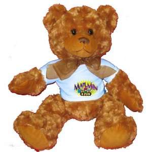  MAILMEN R FUN Plush Teddy Bear with BLUE T Shirt Toys 