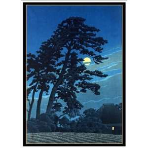  Moon at Magome   Poster by Kawase Hasui (2 7/8x4)