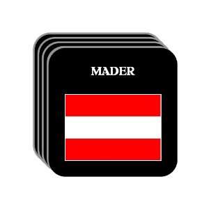  Austria   MADER Set of 4 Mini Mousepad Coasters 