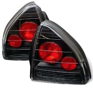  92 96 Honda Prelude Tail Lights   JDM Black (pair 