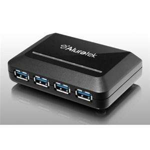  Aluratek, 4 port USB 3.0 Hub w Cable (Catalog Category 