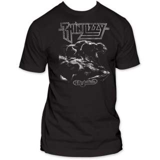 Thin Lizzy Nightlife Vintage Men T shirt top night life  