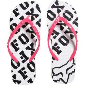 Fox Racing Speed Flip Flop Girls Sandal Sportswear Footwear   White 