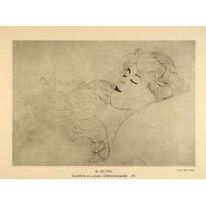  1942 Print Woman Sleeping Portrait Philinna Lucias 