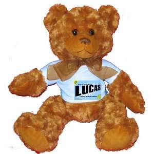  FROM THE LOINS OF MY MOTHER COMES LUCAS Plush Teddy Bear 
