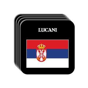 Serbia   LUCANI Set of 4 Mini Mousepad Coasters