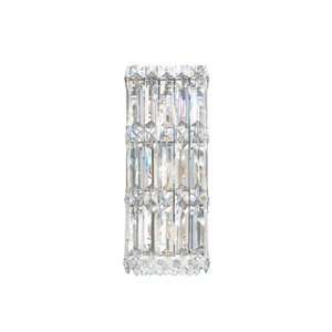 Schonbek 2236A Quantum 3 Light Wall Sconce in Polished Chrome with 