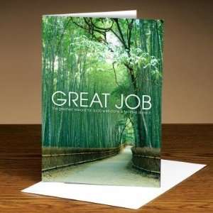  Successories Great Job Bamboo Path 25 Pack Greeting Cards 