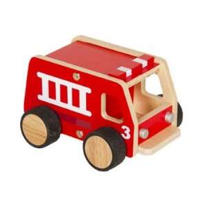  Plywood Fire Engine by Guidecraft Toys & Games