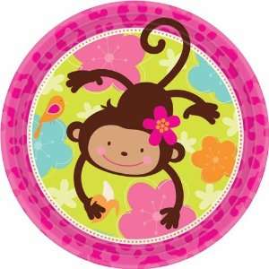  Monkey Love 9 Plates Toys & Games