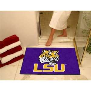  Louisiana State University Tigers All Star Rug Kitchen 