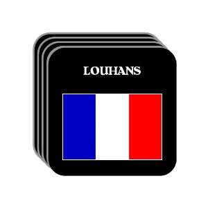  France   LOUHANS Set of 4 Mini Mousepad Coasters 
