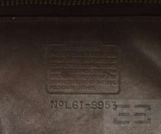 Coach Brown Leather Legacy Duffle Handbag  