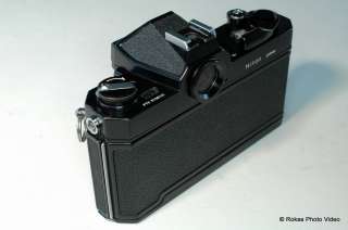 Nikon FT2 Nikkormat camera body only all black FT 2 B   