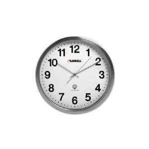  Lorell 61001 Atomic Wall Clock, 11 3/4 in., Chrome Office 