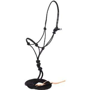 Loping Rope Halter and Lead   Black