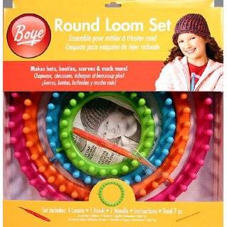   1171 58 Set of 4 Round Plastic Knitting Looms Arts, Crafts & Sewing