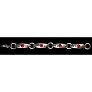  15mm Thick Bracelet Chain 7 in. Long   Red