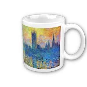  London Parliament in Winter By Claude Monet Coffee Cup 