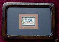 FRAMED, DOUBLE MATTED US POSTAGE STAMP FOR LAWYERS  LAW  