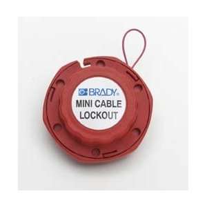  MINI CABLE LOCKOUT W/METL CABL   Mini Cable Lockout, Brady 