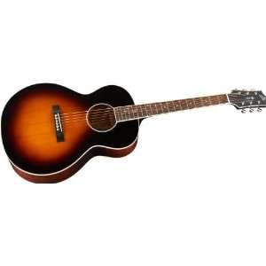  The Loar LH 250 Small Body Acoustic Guitar Sunburst 