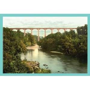   Aqueduct Llangollen Wales 12x18 Giclee on canvas