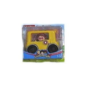  Little People Vehicle Maggie with School Bus Toys 