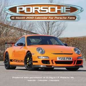  Porsche 2010 Wall Calendar