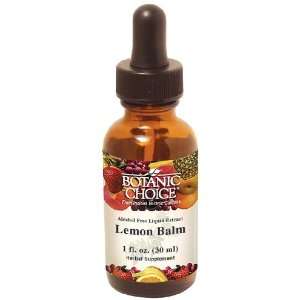   Botanic Choice Lemon Balm Liquid Extract 1 oz