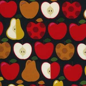  Hoodies Collection APPLES Black C8393 Fabric By the Yard 