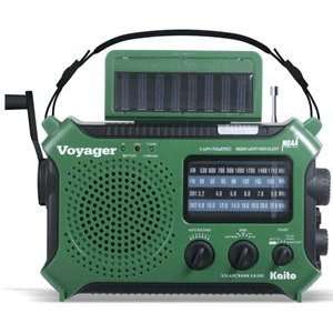  Kaito Voyager Solar/Dynamo Radio with Weather Alert Electronics