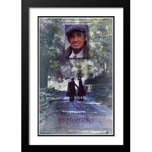 Les Miserables 20x26 Framed and Double Matted Movie Poster   Style A 