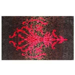  Fleur De Leo Brown 3X5 Wool/Art.Silk Tufted Rug